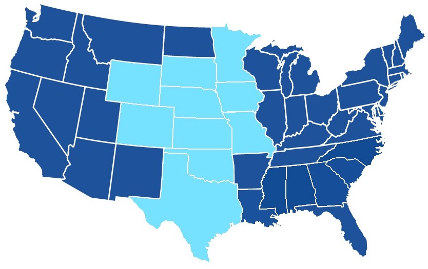 Hail Map top 10 states Air Solution Company